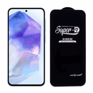 گلس شیشه ای گوشی سامسونگ Galaxy A55 مدل Super D پلازادیجیتال