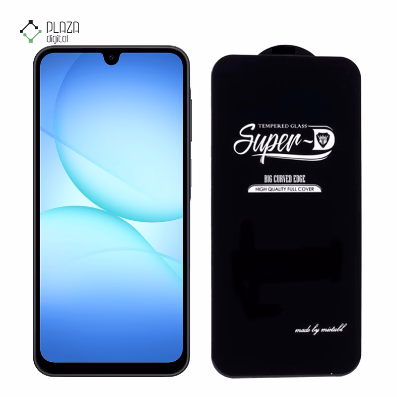 گلس شیشه ای گوشی سامسونگ Galaxy A17 4G اولترا مدل Super D پلازادیجیتال