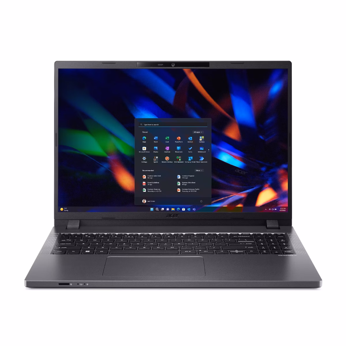 لپ تاپ ایسر 16 اینچی مدل TravelMate P2 16 TMP216-51G-TCO-748N i7 1355U 16GB 2TB RTX2050 پلازا دیجیتال