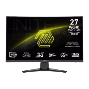 مانیتور گیمینگ ام اس ای 27 اینچی مدل MAG 275CQF E18 پلازا دیجیتال