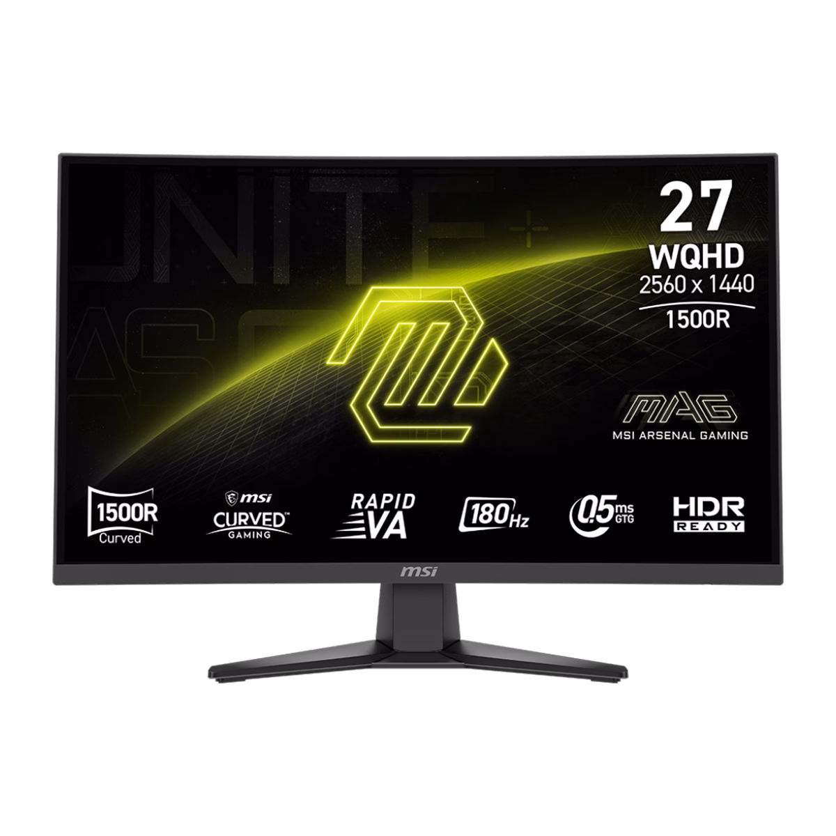 مانیتور گیمینگ ام اس ای 27 اینچی مدل MAG 275CQF E18 پلازا دیجیتال