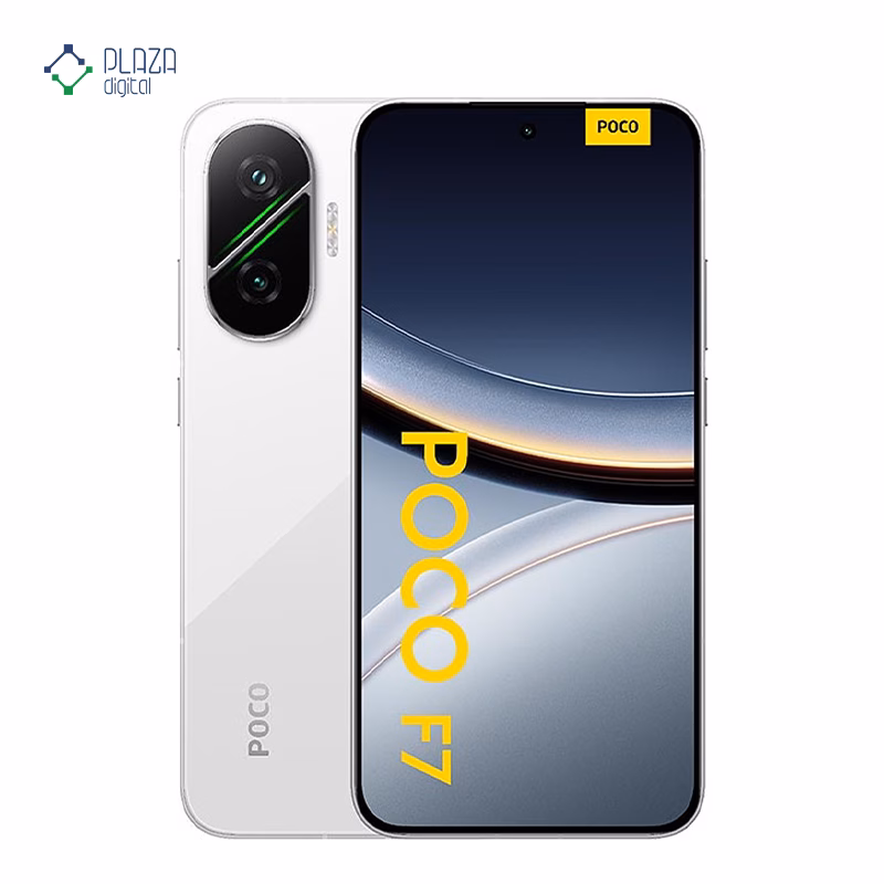 گوشی موبایل پوکو مدل Poco F7 ظرفیت 512 گیگابایت رم 12 گیگابایت رنگ سفید پلازا دیجیتال