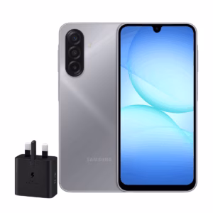 گوشی موبایل سامسونگ مدل Galaxy A17 4G ظرفیت 128 گیگابایت رم 4 گیگابایت - همراه شارژر 25 وات سامسونگ رنگ خاکستری پلازا دیجیتال