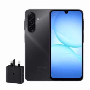 گوشی موبایل سامسونگ مدل Galaxy A17 4G ظرفیت 256 گیگابایت رم 8 گیگابایت - همراه شارژر 25 وات سامسونگ رنگ مشکی پلازا دیجیتال