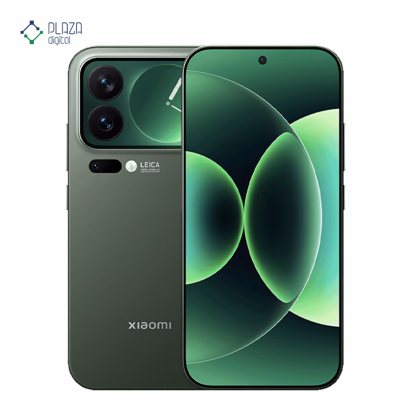 گوشی موبایل شیائومی مدل Xiaomi 17 Pro ظرفیت 1 ترابایت رم 16 گیگابایت رنگ سبز پلازا دیجیتال