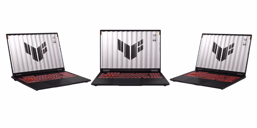 صفحه نمایش لپ تاپ ایسوس A16 FA608UH از زاوایای مختلف