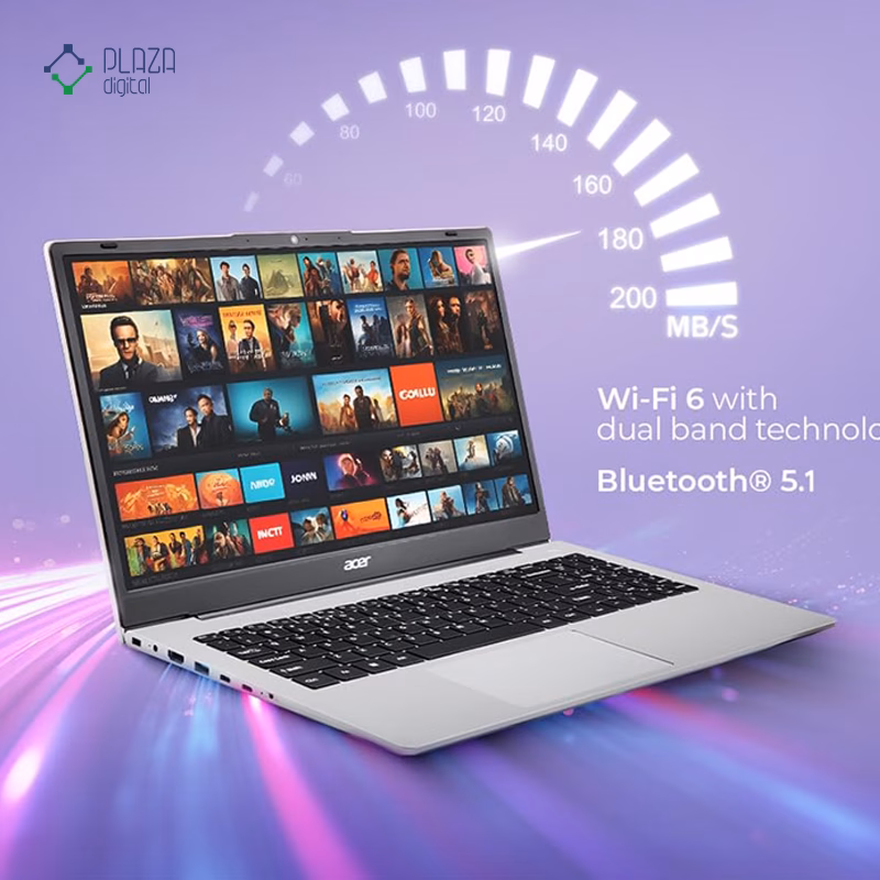 لپ تاپ ایسر 15.6 اینچی مدل Aspire AS15-42 R7 7730U 32GB 2TB