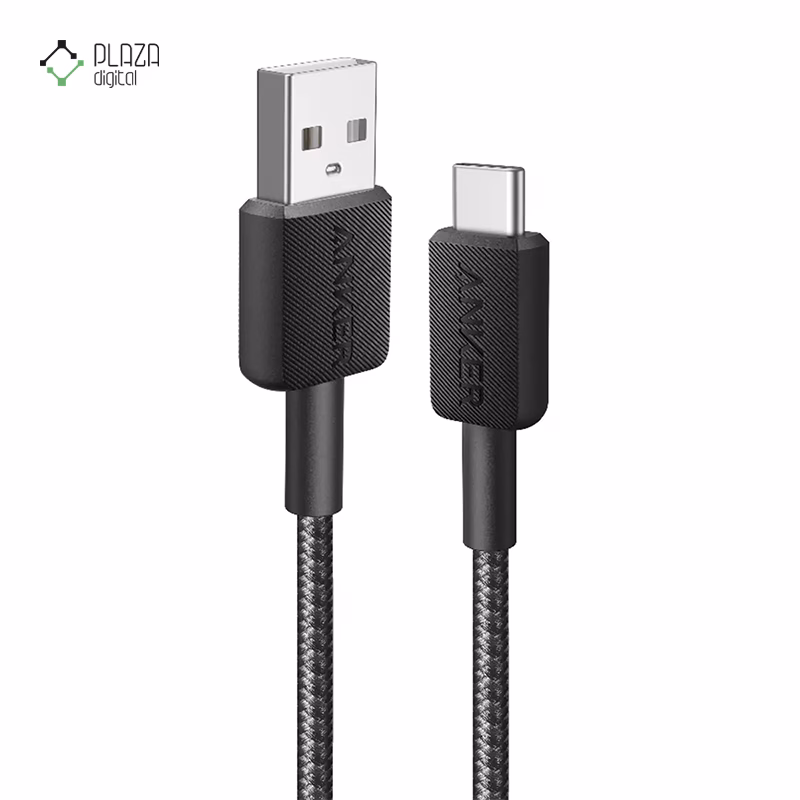 کابل تبدیل USB-A به USB-C انکر مدل A81H5 طول 90 سانتی متر پلازادیجیتال