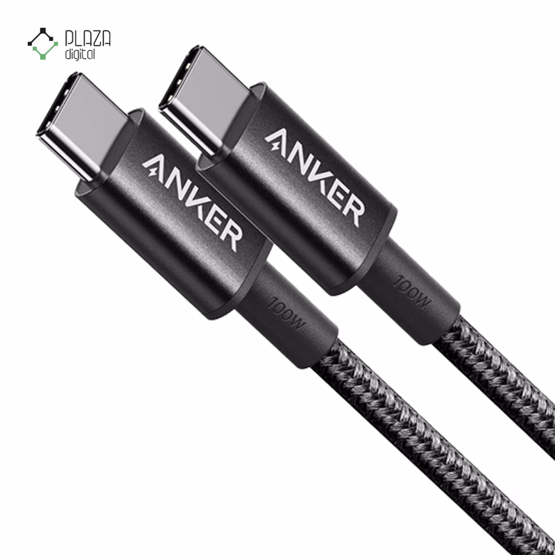 کابل تبدیل USB-C به USB-C انکر مدل A8756 طول 100 سانتی متر پلازادیجیتال