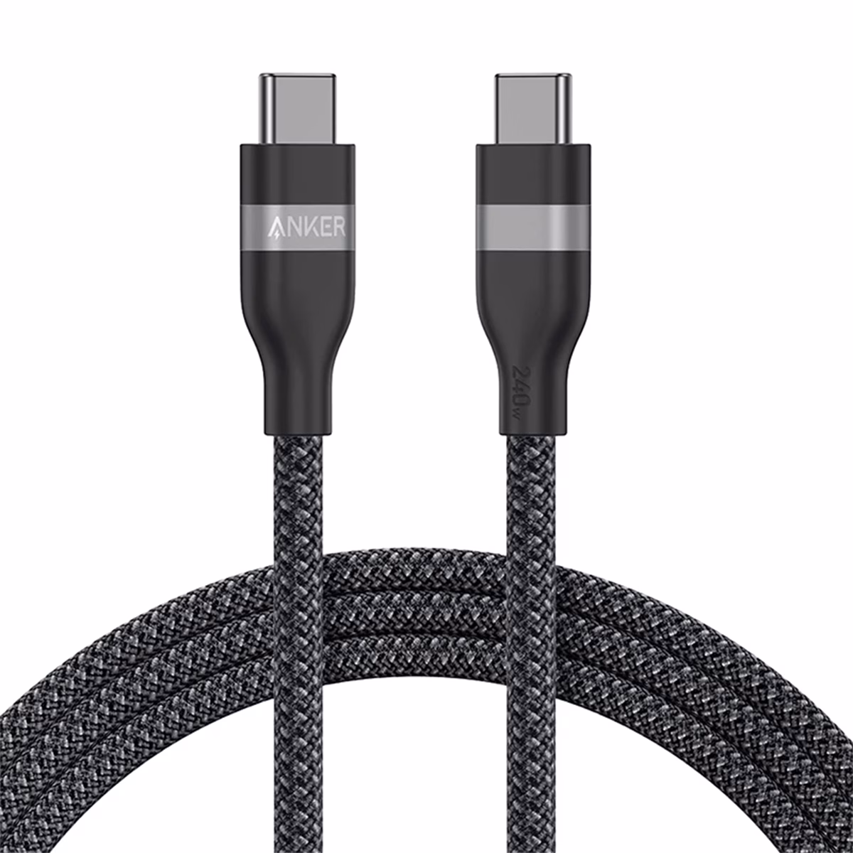 کابل تبدیل USB-C به USB-C انکر مدل A82E2 طول 90 سانتی متر مشکی پلازادیجیتال