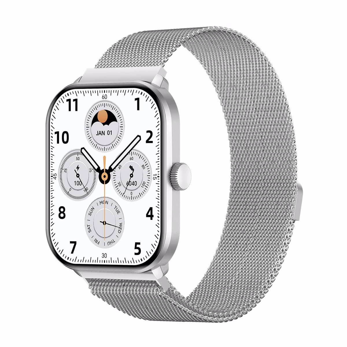 ساعت هوشمند گلوریمی مدل GC Plus نقره ای پلازادیجیتال