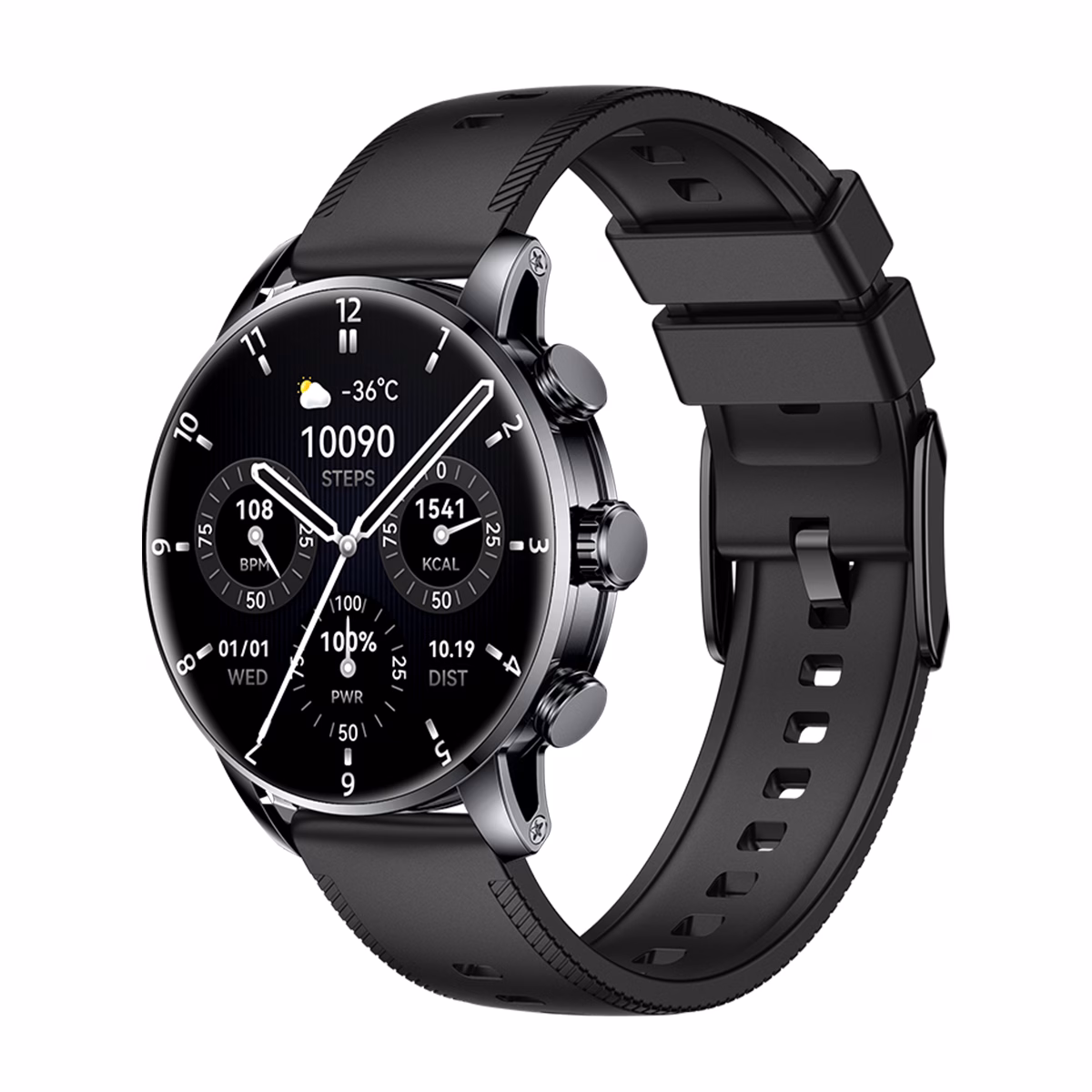 ساعت هوشمند گلوریمی مدل LOOP مشکی پلازادیجیتال