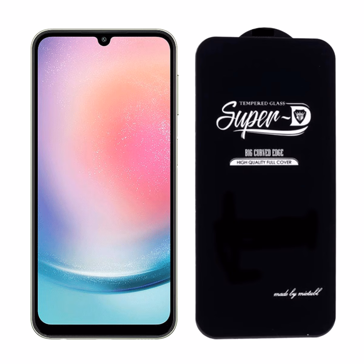 گلس گوشی سامسونگ Galaxy A24 مدل Super D پلازادیجیتال