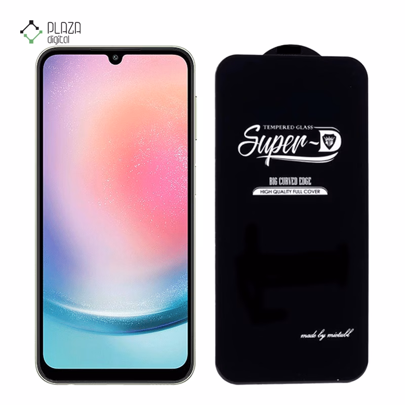 گلس گوشی سامسونگ Galaxy A24 مدل Super D پلازادیجیتال