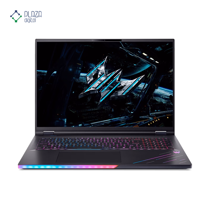 نمای جلو لپ تاپ گیمینگ لنوو 18 اینچی مدل PREDATOR HELIOS 18 AI PH18 Ultra 9 275HX 96GB 2TB RTX5090 پلازا دیجیتال
