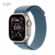 ساعت هوشمند اپل مدل Ultra 3 Alpine Loop 49mm بدنه تیتانیوم بند آبی پلازا دیجیتال
