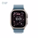 ساعت هوشمند اپل مدل Ultra 3 Alpine Loop 49mm بدنه تیتانیوم بند آبی پلازا دیجیتال