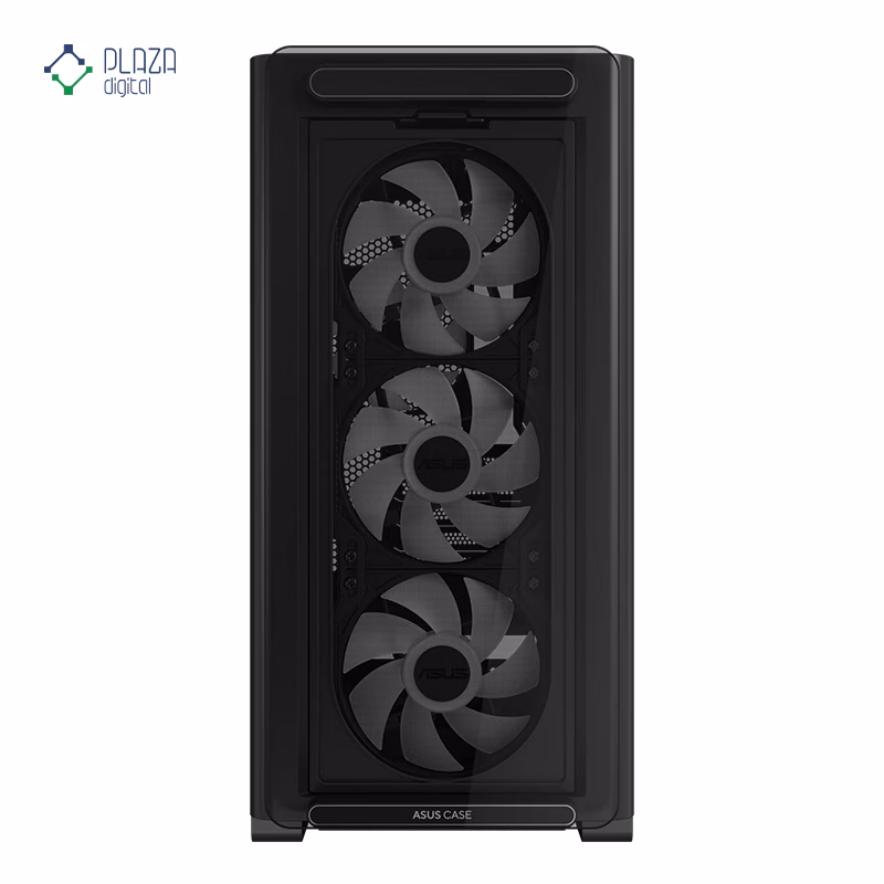 نمای فن کیس کامپیوتر ایسوس مدل A23 PLUS پلازا دیجیتال مشکی