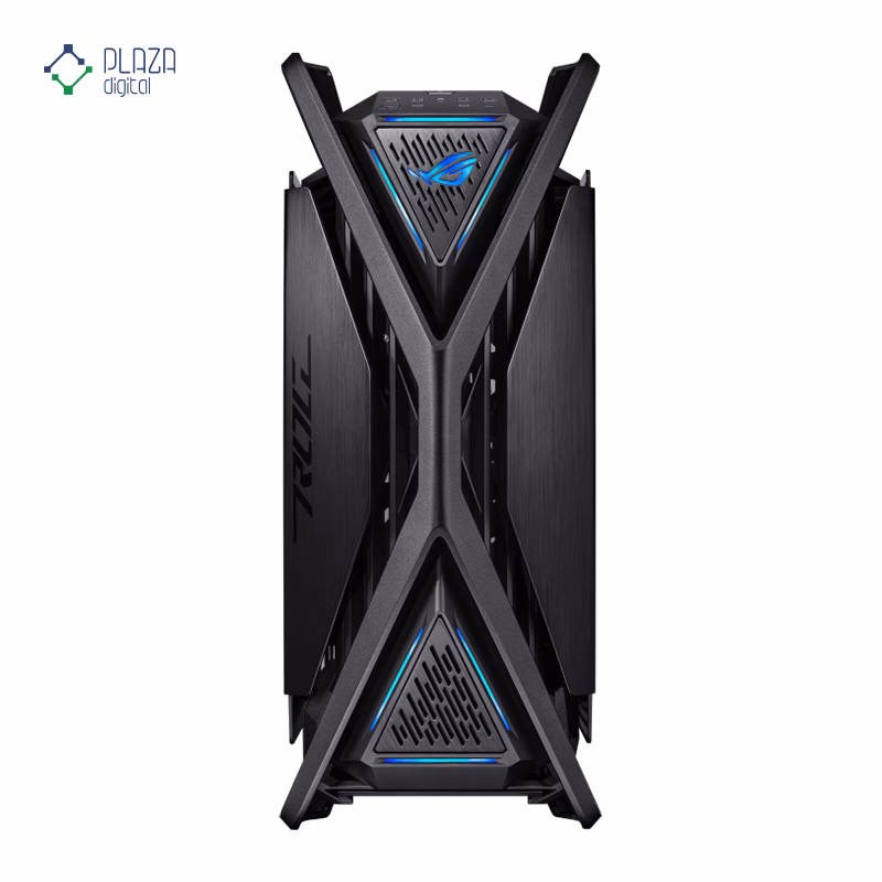 نمای جلو کیس کامپیوتر گیمینگ ایسوس مدل ROG Hyperion GR701 BTF Edition پلازا دیجیتال