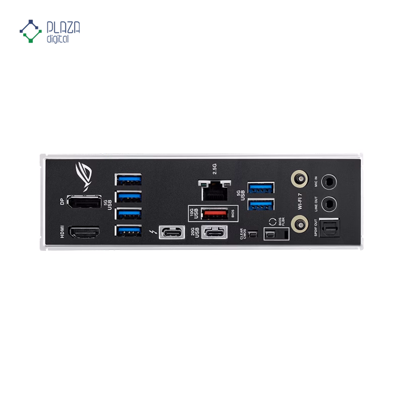 درگاه های مادربرد ایسوس مدل ROG STRIX B860-F GAMING WIFI D5 پلازا دیجیتال