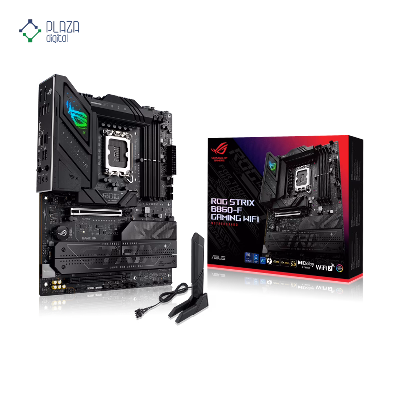 جعبه مادربرد ایسوس مدل ROG STRIX B860-F GAMING WIFI D5 پلازا دیجیتال