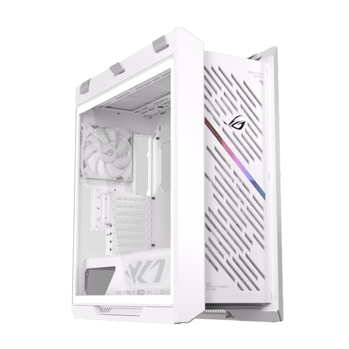 کیس کامپیوتر گیمینگ ایسوس مدل ROG Strix Helios II GX601S سفید پلازا دیجیتال