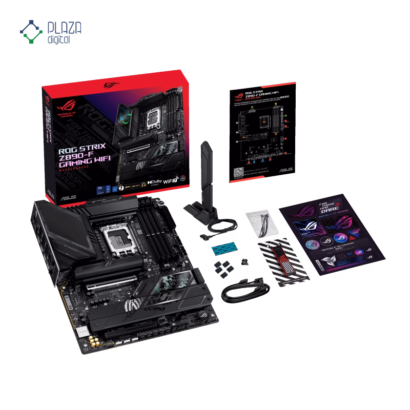 جعبه مادربرد ایسوس مدل ROG STRIX Z890-F GAMING WIFI D5 پلازا دیجیتال