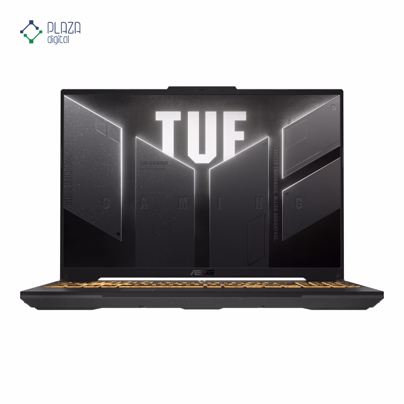 نمای جلو لپ تاپ گیمینگ ایسوس 16 اینچی مدل TUF Gaming F16 FX607VJ Core 5 210H 40GB 3TB RTX3050 پلازا دیجیتال