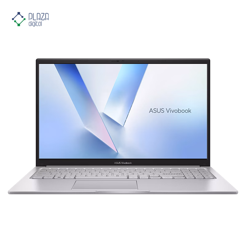 نمای جلو لپ تاپ ایسوس 15.6 اینچی مدل VivoBook 15 X1504VA Core 5 120U 40GB 512GB پلازا دیجیتال