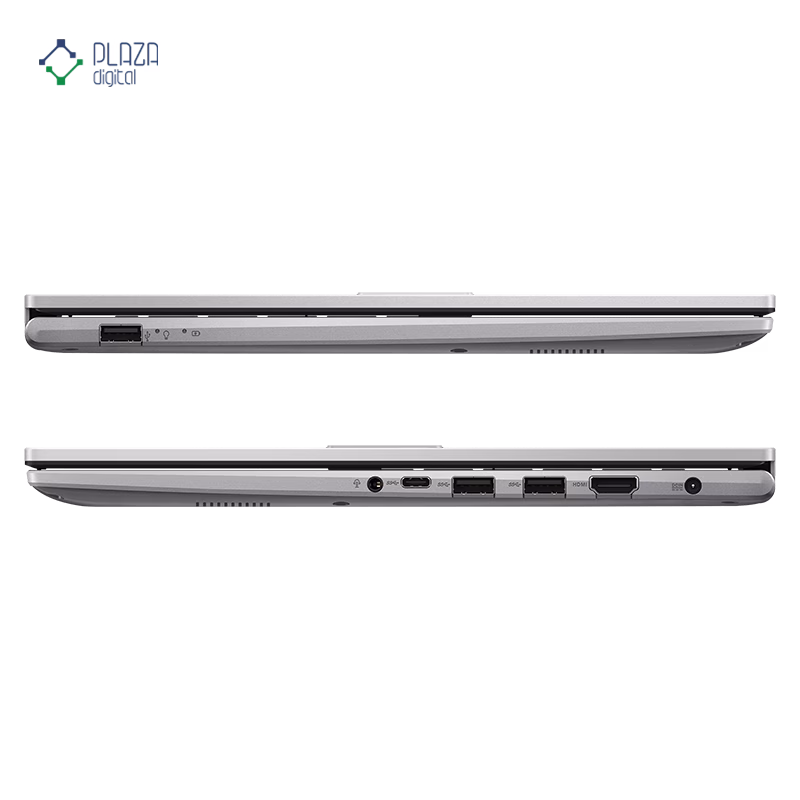 درگاه های لپ تاپ ایسوس 15.6 اینچی مدل VivoBook 15 X1504VA Core 5 120U 40GB 512GB پلازا دیجیتال