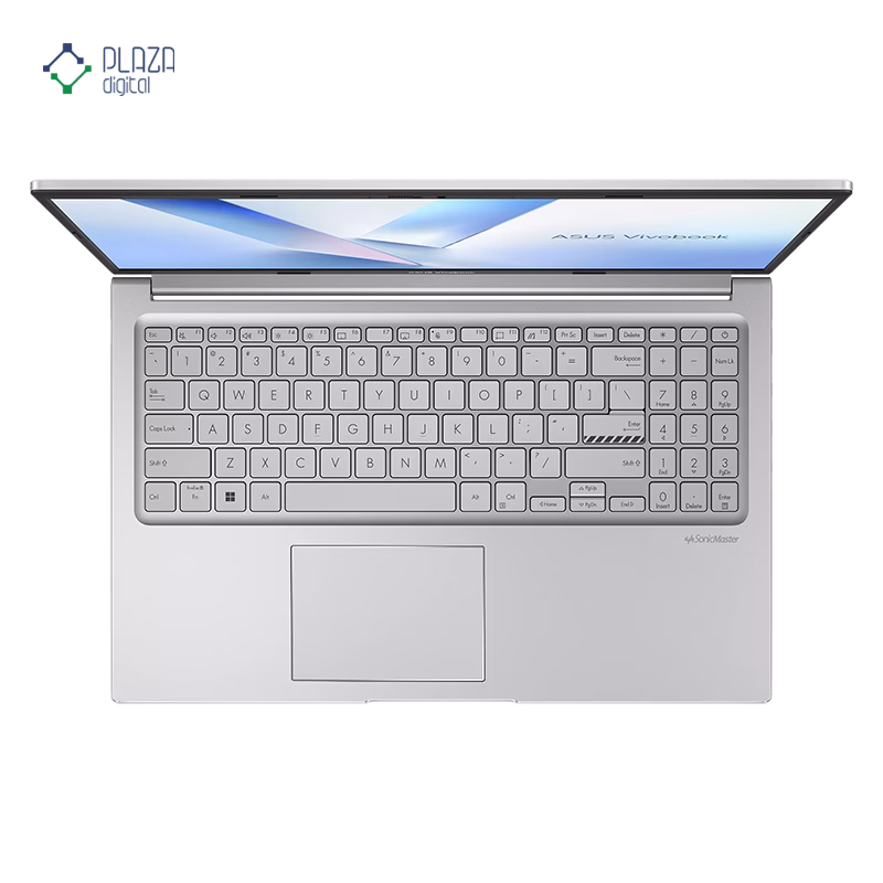 نمای بالا شده لپ تاپ ایسوس 15.6 اینچی مدل VivoBook 15 X1504VA Core 5 120U 8GB 512GB پلازا دیجیتال