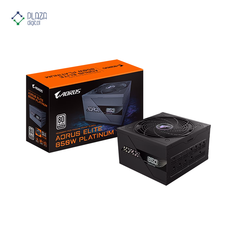 جعبه پاور کامپیوتر گیگابایت مدل AORUS ELITE P850W Platinum (rev. 1.0) پلازا دیجیتال
