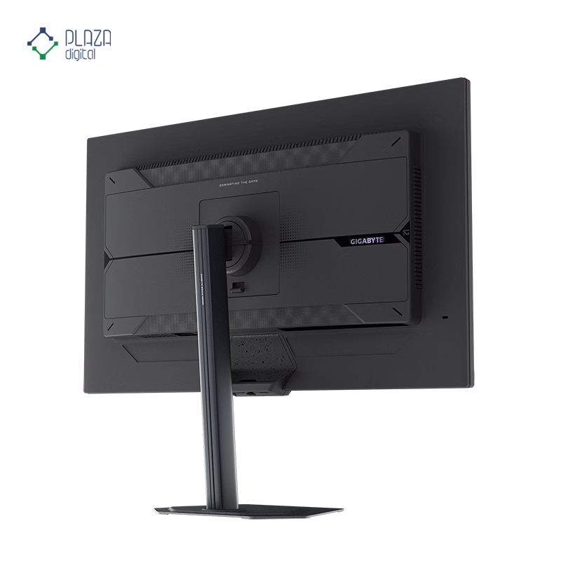 نمای پشت مانیتور گیمینگ گیگابایت 27 اینچ مدل M27QS پلازا دیجیتال