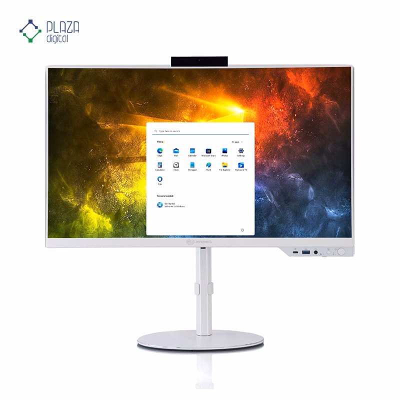 نمای جلو کامپیوتر All in One اینوورس 24 اینچی مدل Q2414 i5 12400 16GB 500GB سفید پلازا دیجیتال