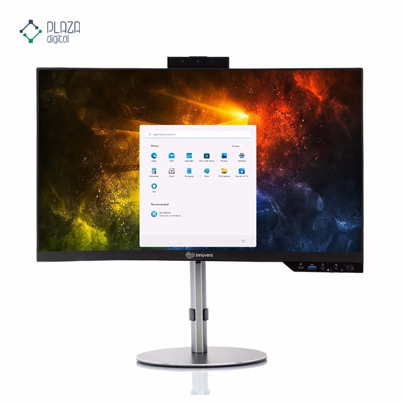 نمای جلو کامپیوتر All in One اینوورس 24 اینچی مدل Q2414 i7 12700 16GB 1TB مشکی پلازا دیجیتال