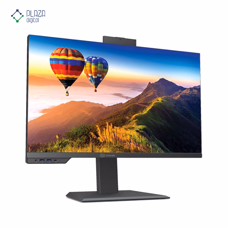 نمای چپ کامپیوتر All in One اینوورس 24 اینچی مدل X2414B i5 12400 16GB 500GB پلازا دیجیتال