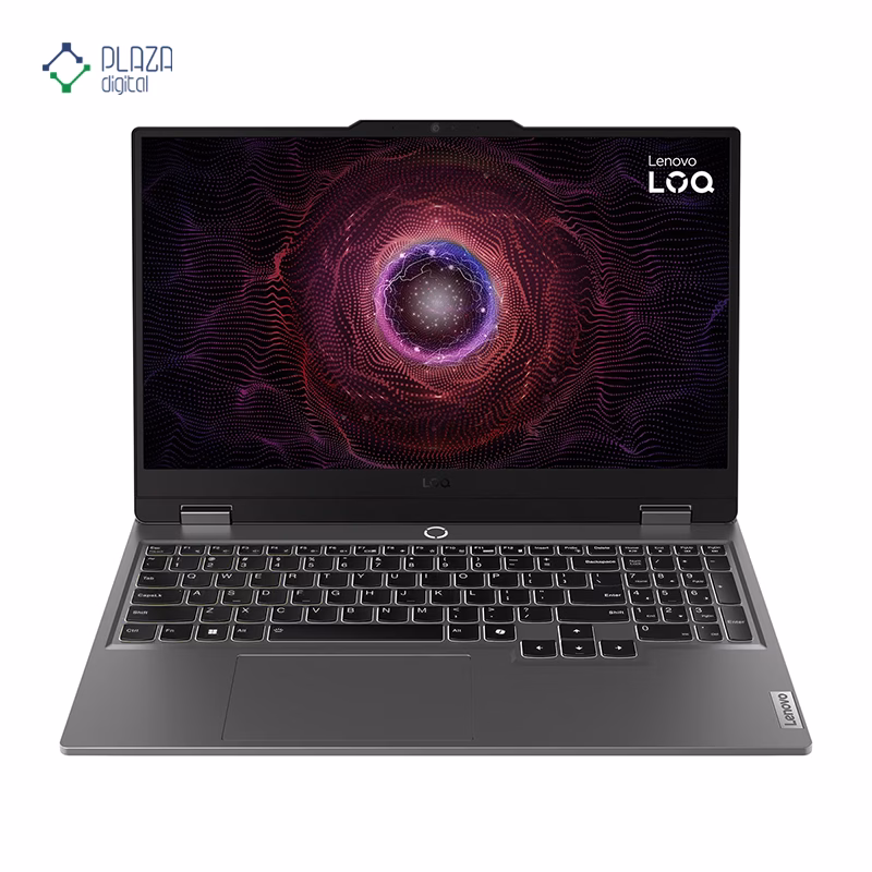 نمای جلو لپ تاپ لنوو 15.6 اینچی مدل LOQ 15ARP9 R5 7235HS 24GB 1TB RTX4050 پلازا دیجیتال