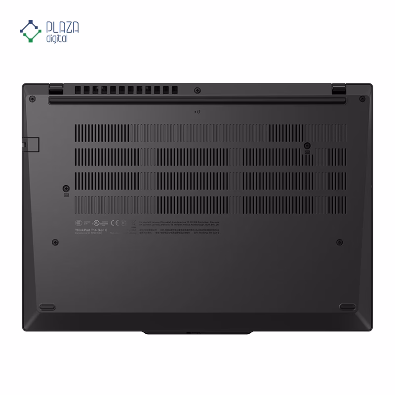 نمای زیر لپ تاپ لنوو 14 اینچی مدل ThinkPad T14 Gen 6 Ultra 7 255U 16GB 512GB پلازا دیجیتال
