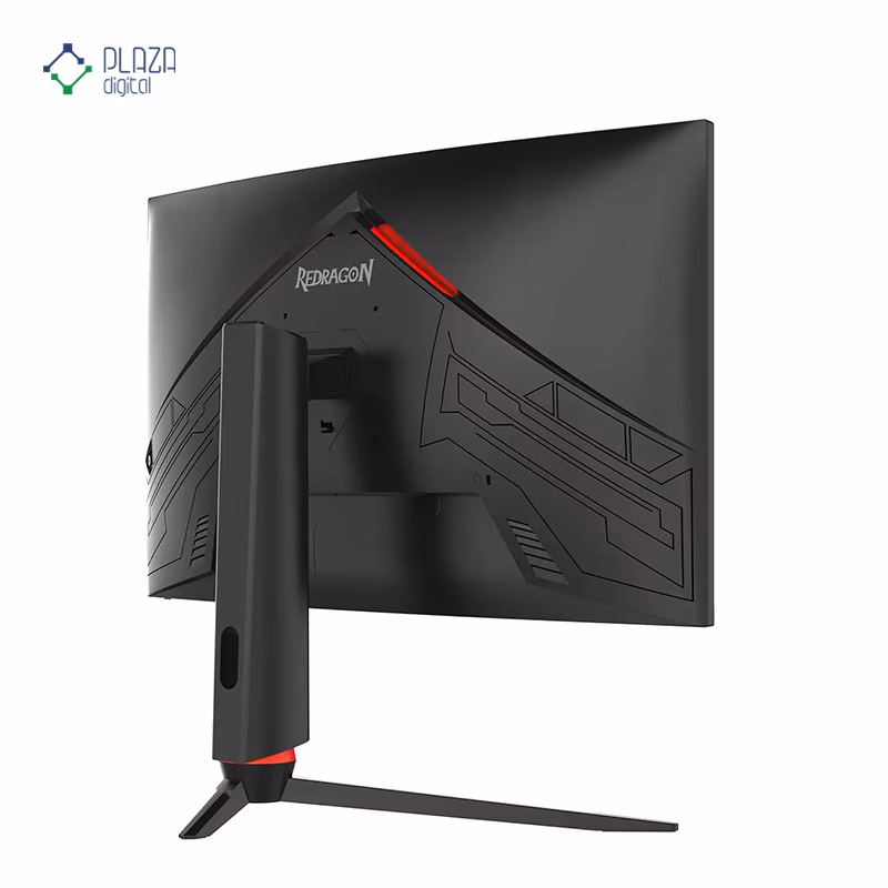نمای پشت مانیتور گیمینگ 27 اینچی ردراگون مدل GMQ2712RVC پلازا دیجیتال