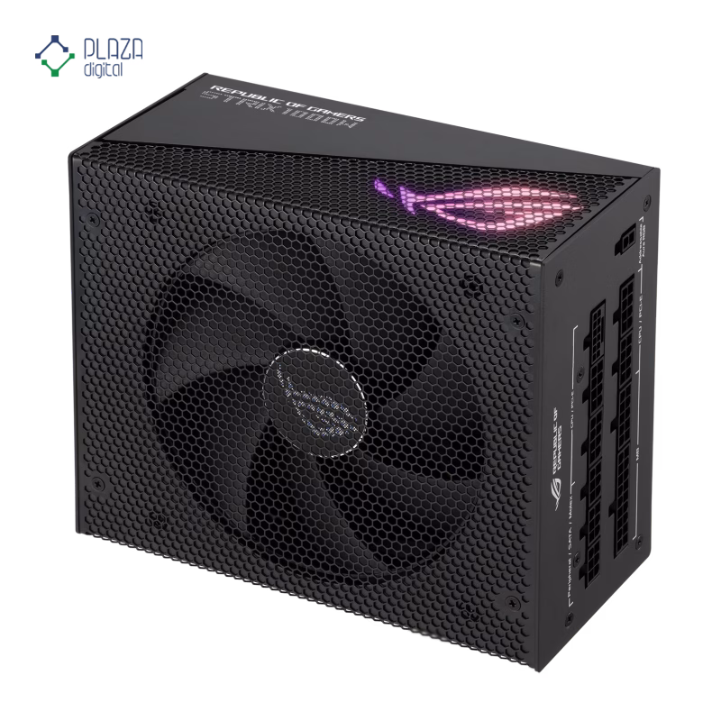 فن پاور کامپیوتر ایسوس مدل ROG STRIX 1000W Gold Aura Edition پلازا دیجیتال