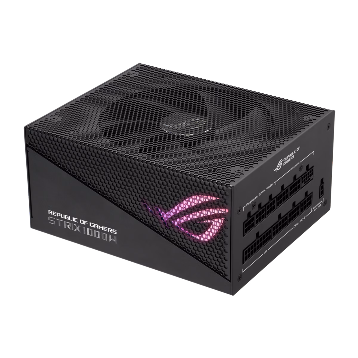 پاور کامپیوتر ایسوس مدل ROG STRIX 1000W Gold Aura Edition پلازا دیجیتال