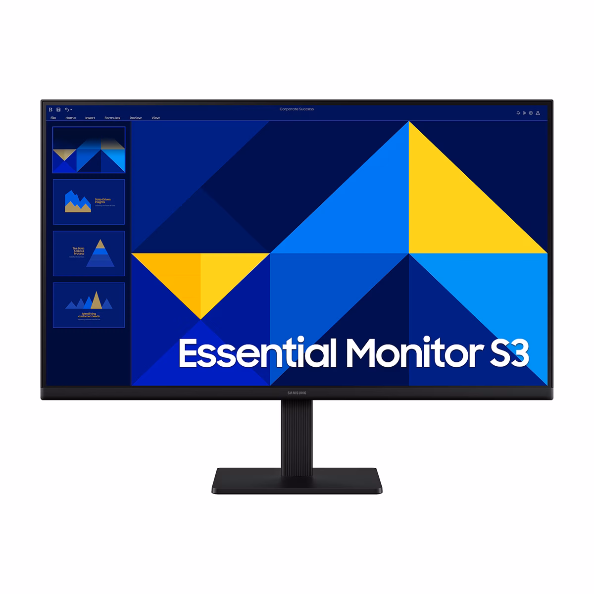 مانیتور 27 اینچی سامسونگ مدل Essential Monitor S3 S30GD LS27D300 پلازا دیجیتال