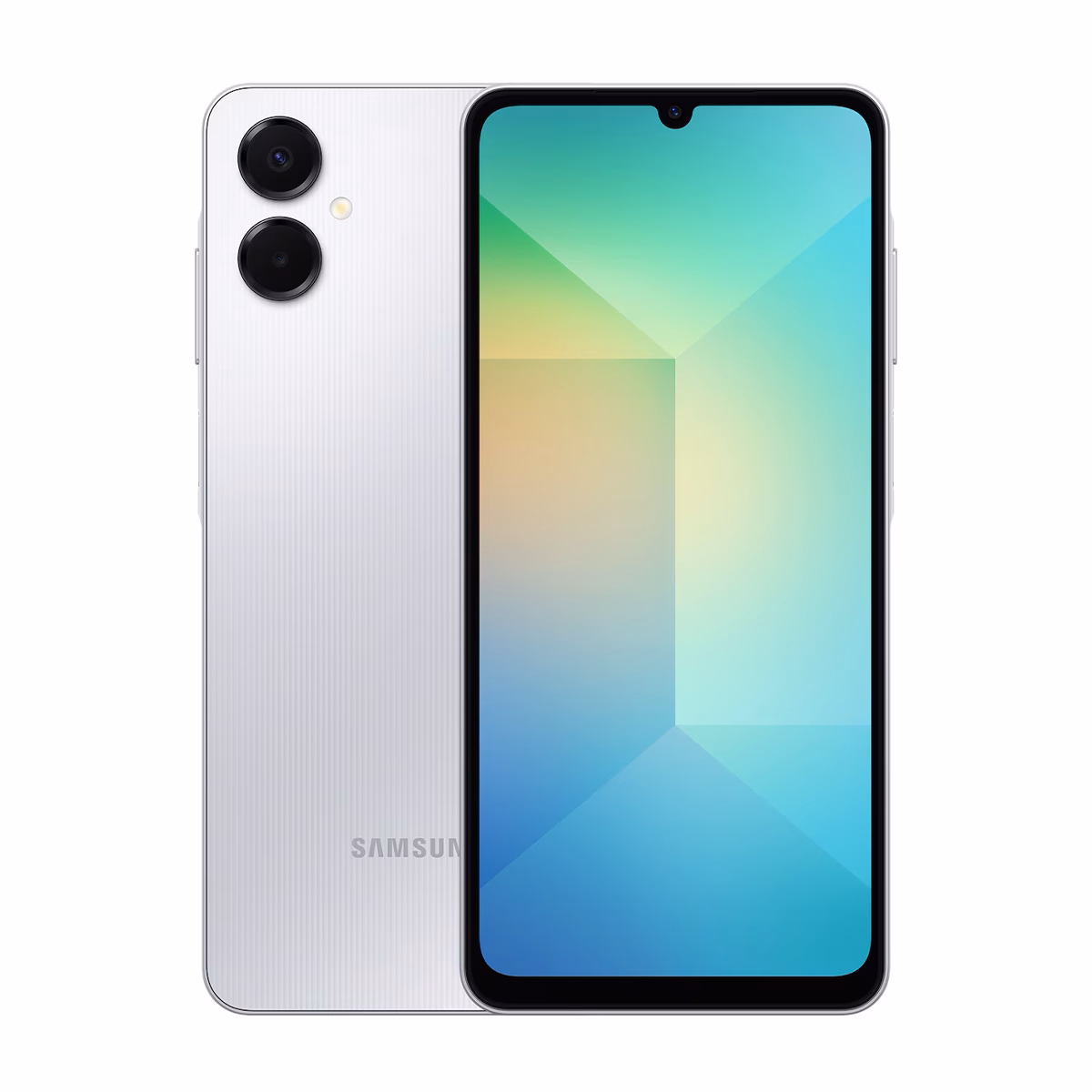 نمای کنار گوشی موبایل سامسونگ مدل Galaxy A06 5G ظرفیت 128 گیگابایت رم 4 گیگابایت - چین رنگ خاکستری پلازا دیجیتال