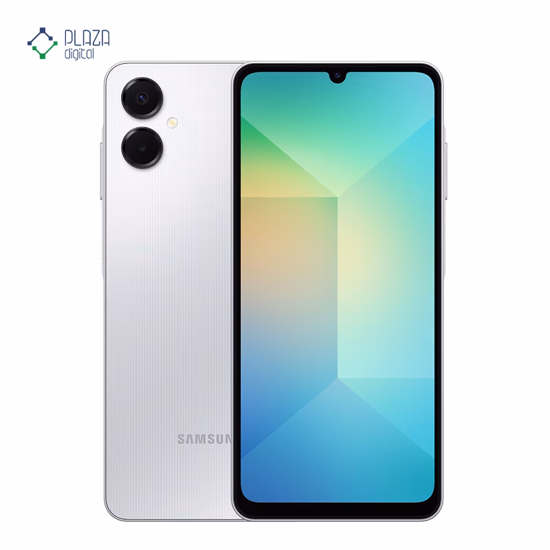 نمای کنار گوشی موبایل سامسونگ مدل Galaxy A06 5G ظرفیت 128 گیگابایت رم 4 گیگابایت - چین رنگ خاکستری پلازا دیجیتال