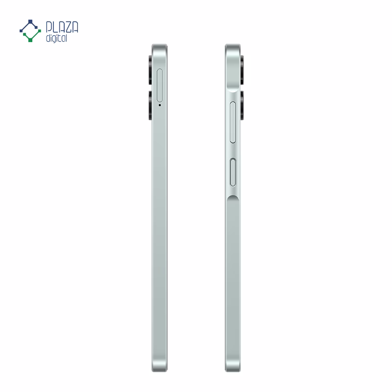 نمای کنار گوشی موبایل سامسونگ مدل Galaxy A06 5G ظرفیت 64 گیگابایت رم 4 گیگابایت رنگ سبز پلازا دیجیتال