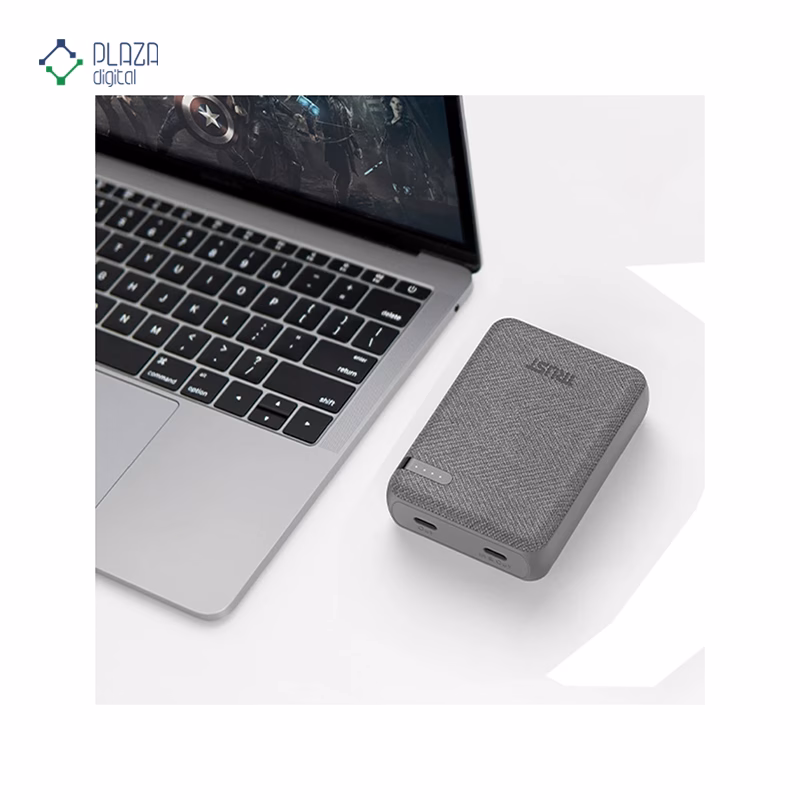 پاوربانک تراست مدل P222D ظرفیت 10000 میلی ‌آمپر ساعت پلازا دیجیتال