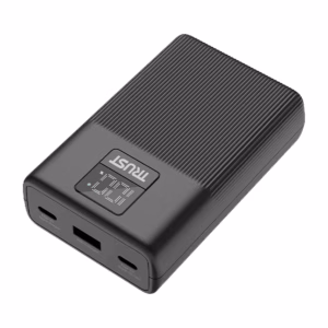 پاوربانک تراست مدل P265D ظرفیت 10000 میلی ‌آمپر ساعت پلازا دیجیتال