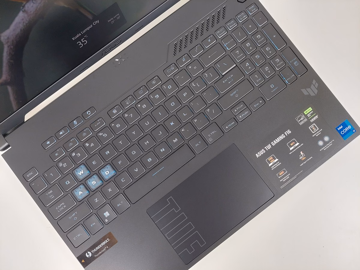 قیمت لپ تاپ تاف f16