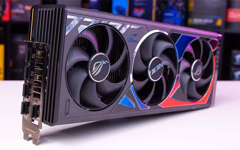 بهترین کارت گرافیک برای بازی 4k 13 کارت گرافیک ایسوس ROG Strix RTX 4090 OC