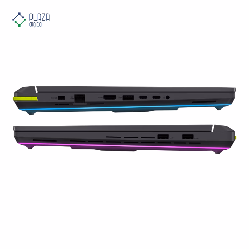 درگاه های لپ تاپ گیمینگ ایسوس 16 اینچی مدل ROG Strix G16 G615JMR i7 14650HX 48GB 2TB RTX5060 پلازا دیجیتال